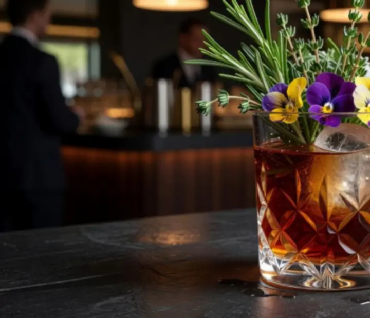 Limited-edition craft cocktails at Bluff And Bite bar